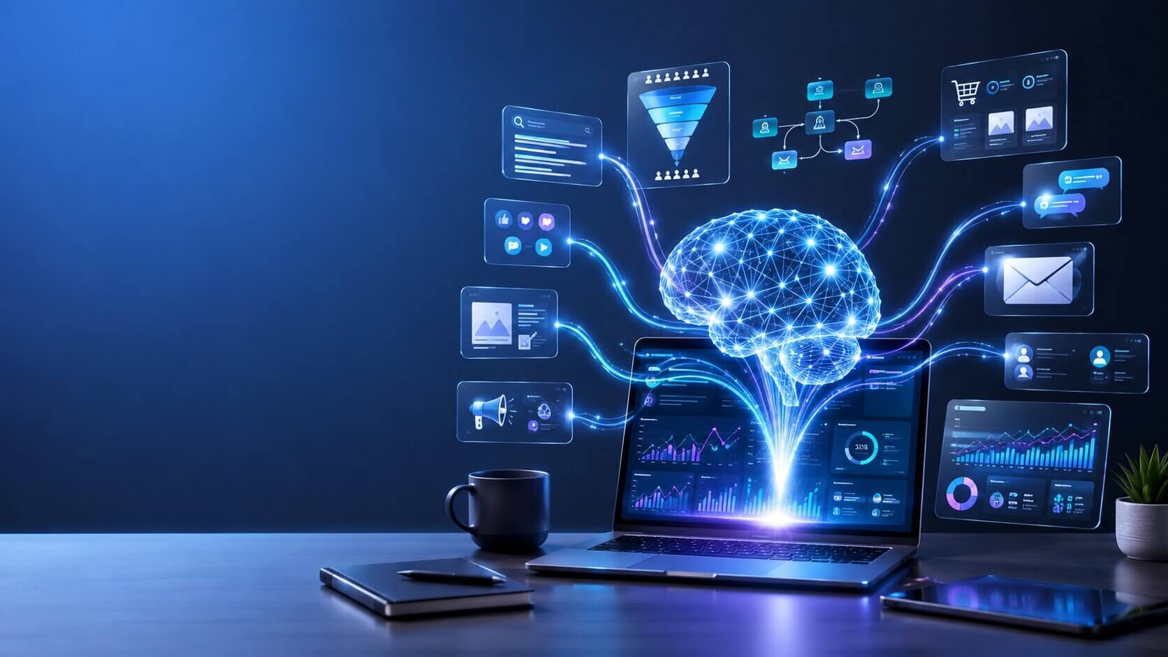 what is AI marketing